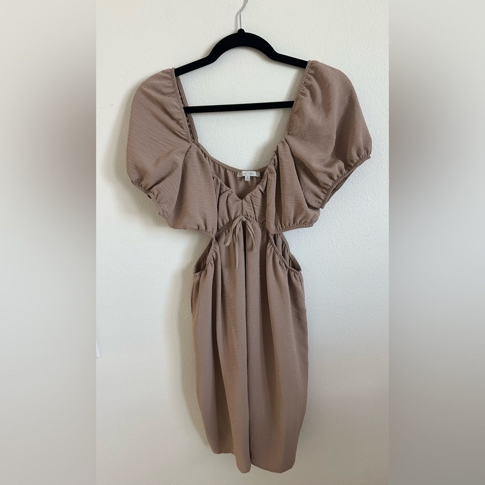 Love Tree Brown Mini Dress